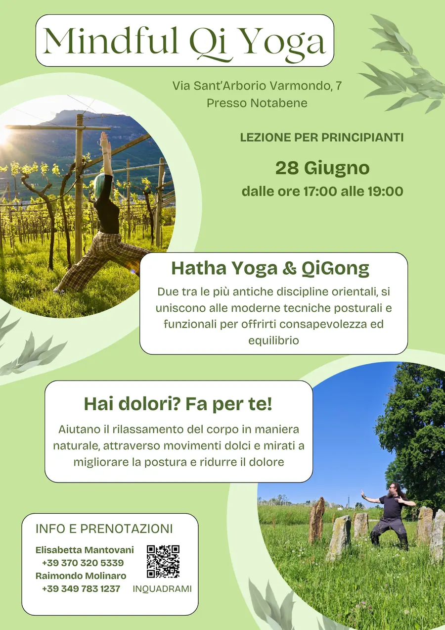 Locandina: Mindful Qi Yoga