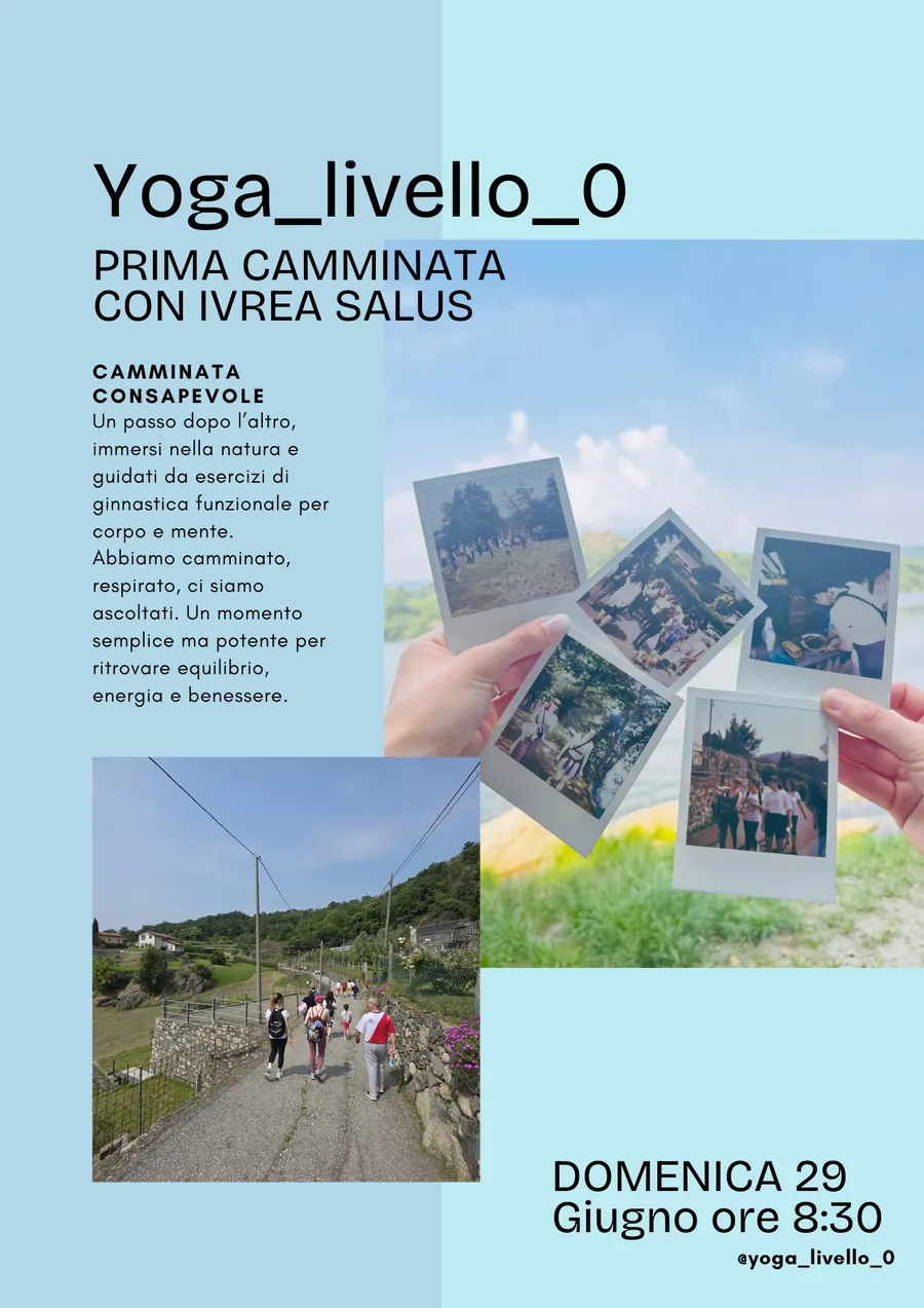 Locandina: Prima camminata con Ivrea Salus